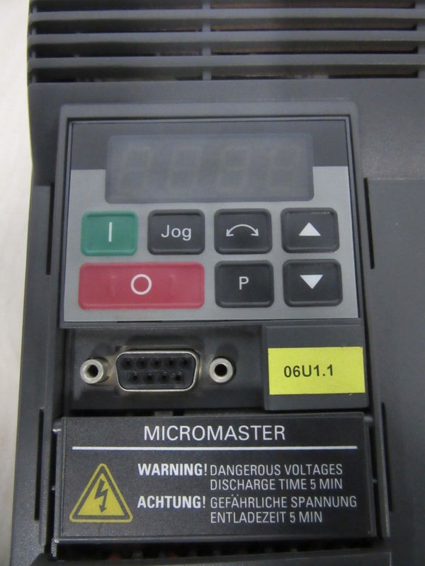 Siemens 6SE9221-3DC40 Micromaster