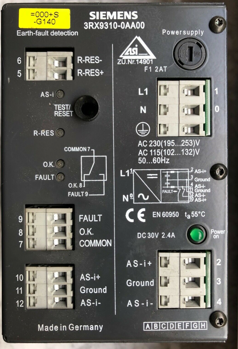 Siemens 3RX9310-0AA00 Spannungsversorgung