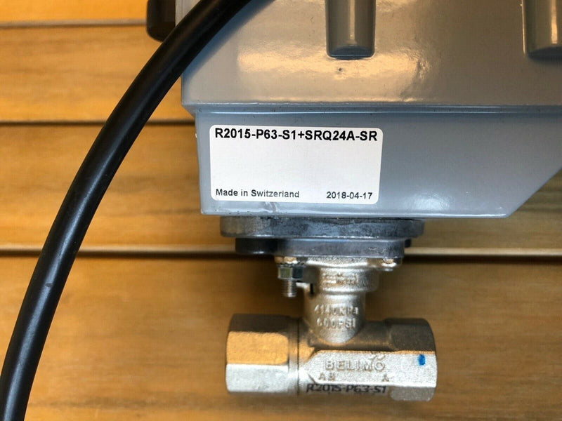 Belimo SRQ24A-SR Antrieb für Kugelhahn 16Nm AC DC 24V mit Anschluss R2015-P63-S1