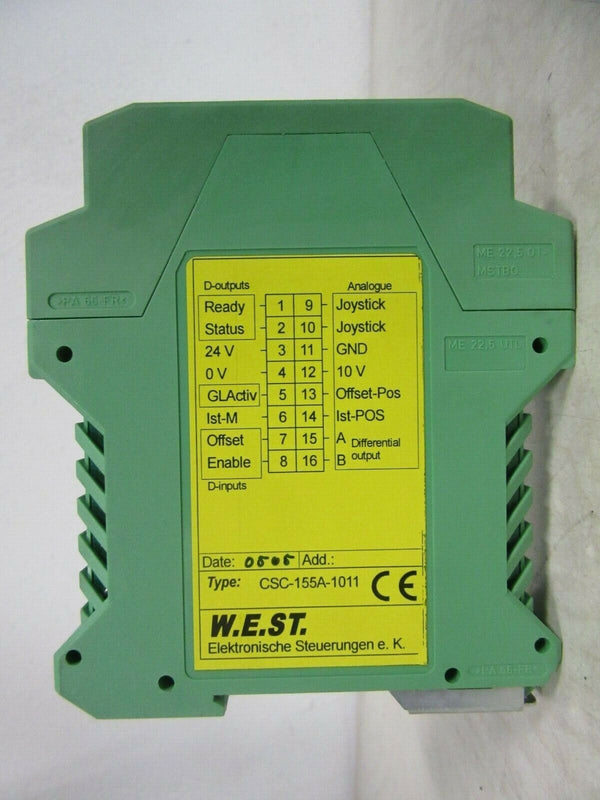 west w.e.st. elektronische Steuerungen CSC-155A-1011