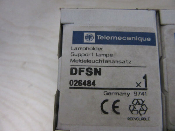 5x Telemecanique DFSN  Meldeleuchtenansatz 026484