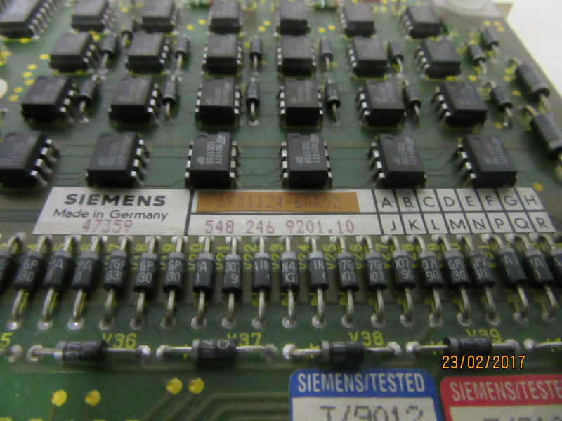 Siemens 6FX1124-6AA02 I/O-Modul 64E/32Ausgaenge 6FC3984-3RA -used-