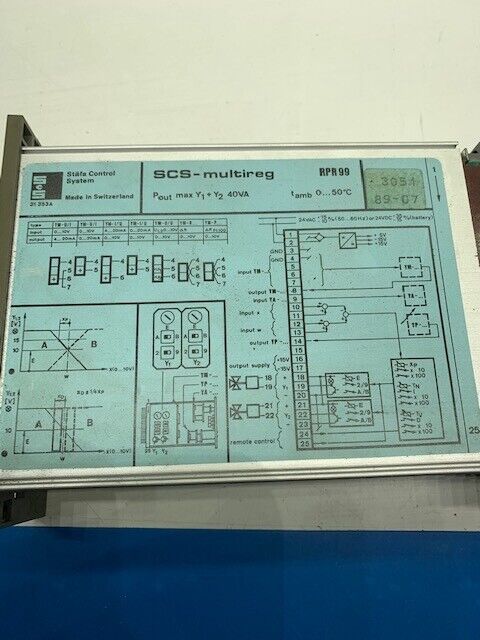 STÄFA Control System RPR99 -USED- SCS-multireg