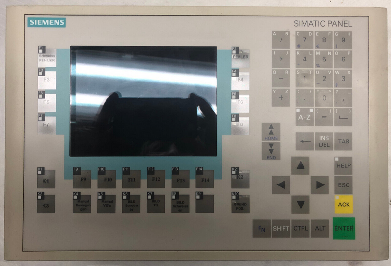 SIEMENS SIMATIC S7 OP270 Key-6 CSTN 6AV6 542-0CA10-0AX0 ES:07 oder E:09