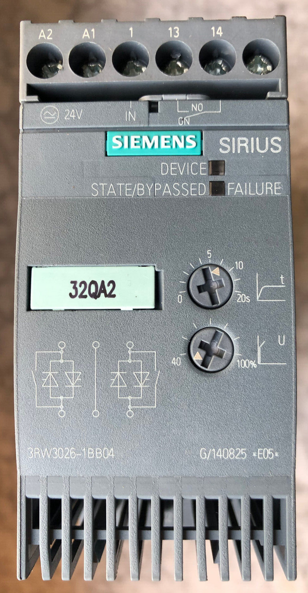 Siemens Sirius 3RW3026-1BB04 AC Semiconductor Motor Starter