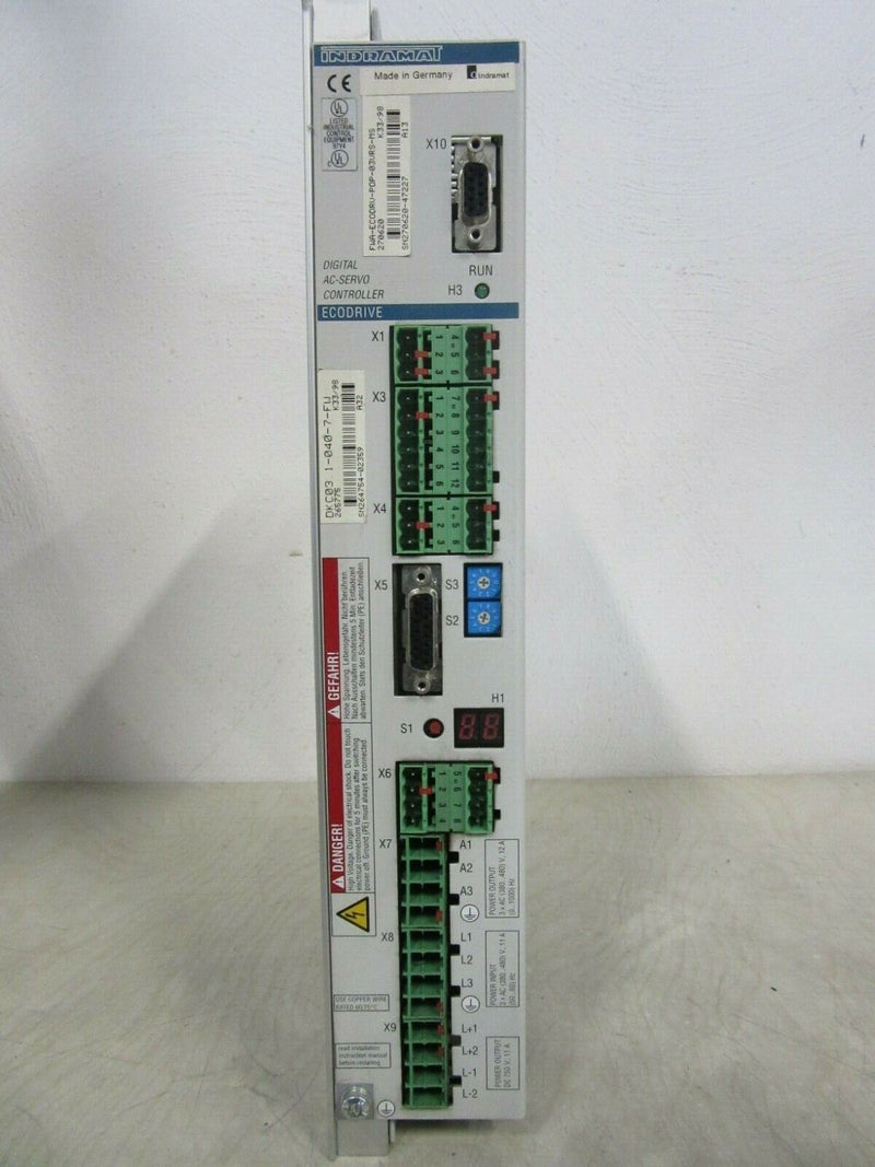 Indramat Digital AC-Servo Controller DKC03.1-040-7-FW FWA-ECODRV-PDP-03VRS-MS
