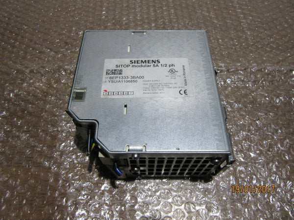 Siemens Sitop modular 5A 1/2 ph 6EP1333-3BA00 -used-