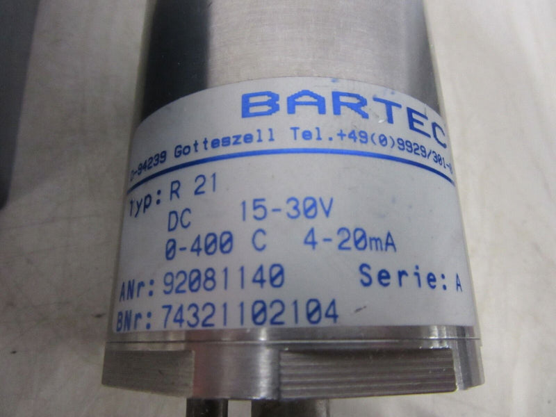 Bartec R 21 DC 15-30V 0-400C Pyrometer
