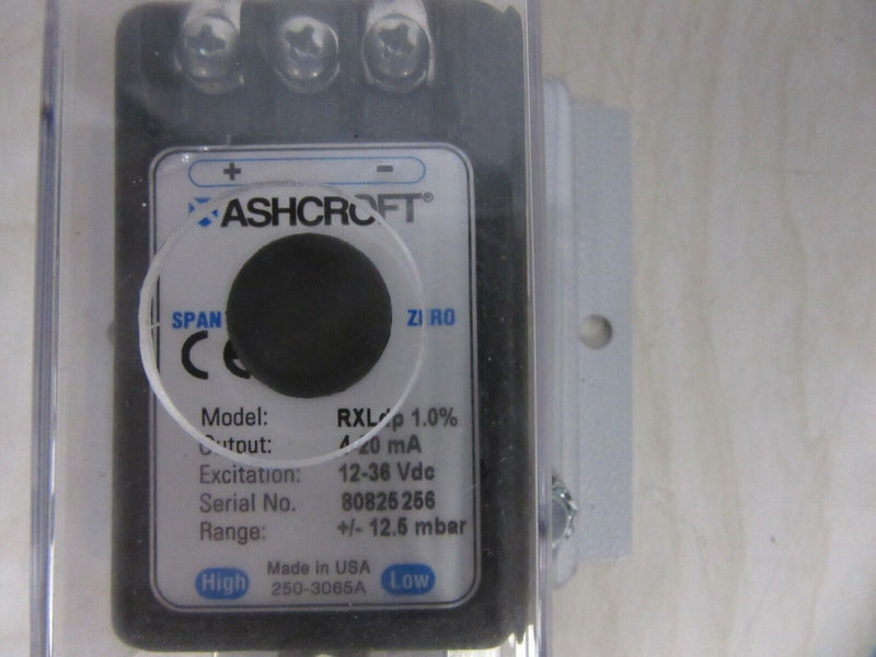 Ashcroft RXLdp 1.0% +/-12.5 mbar