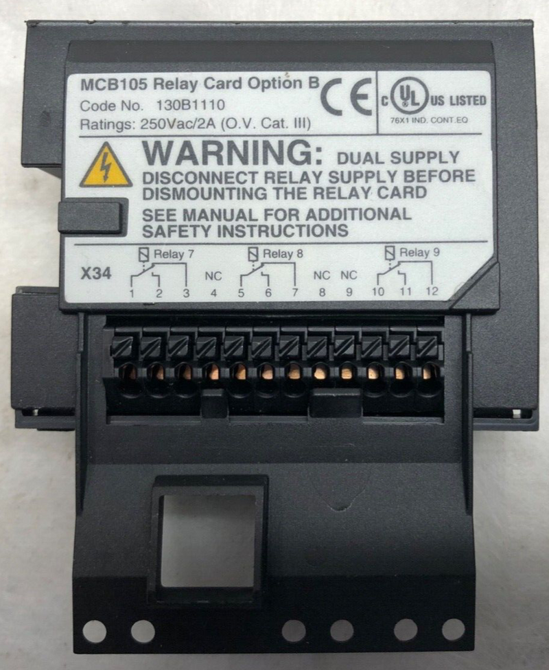 DANFOSS MCB 105 Relay Card Option B CODE No: 130B1110