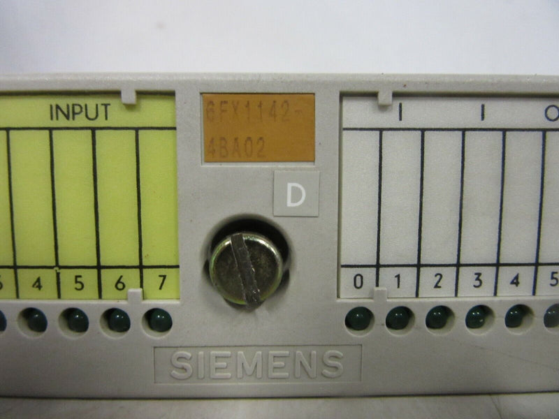 Siemens 6FX1142-4BA02 Sinumerik I/O Module 6FX11424BA02