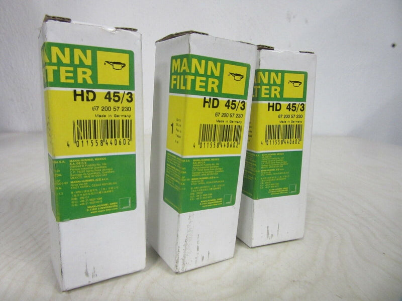 3 MANN-FILTER HD 45/3 Filter  Arbeitshydraulik