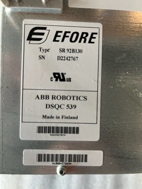 ABB Robotics DSQC 539 Type SR92B130