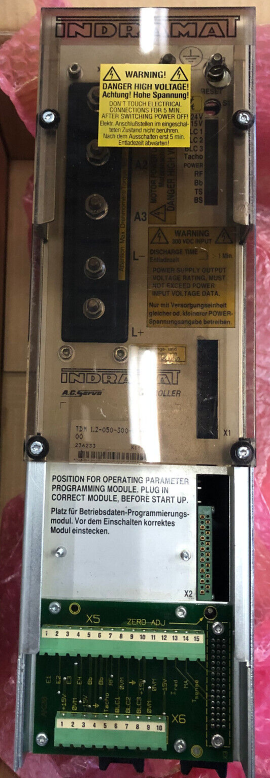 INDRAMAT  TDM1.2-050-300-W1-000 AC-Servo Controller
