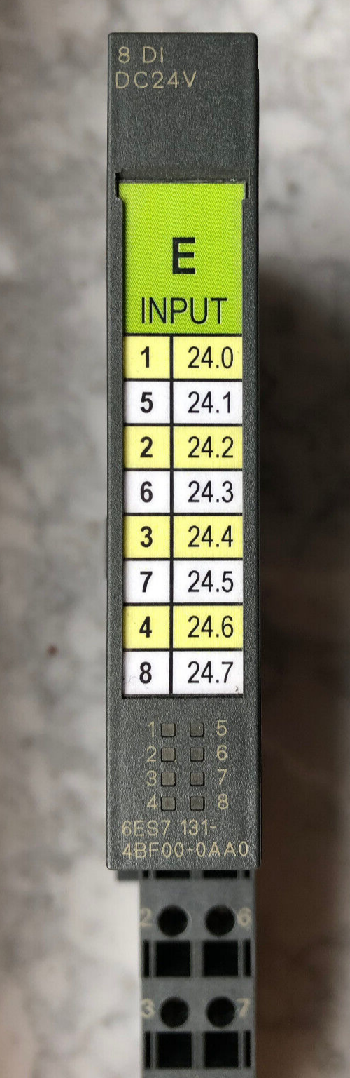 SIEMENS Digitaleingabe 8DI 6ES7 131-4BF00-0AA0 mit 6ES7 193-4CA40-0AA0