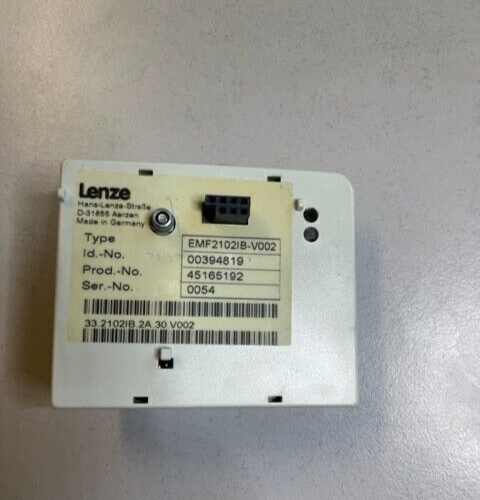 Lenze LECOM B 2102 Modul Type: EMF2102IB-V002 Id.-No.  00394819