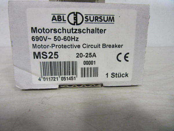 ABL SURSUM  MS25 20-25A Motorschutzschalter