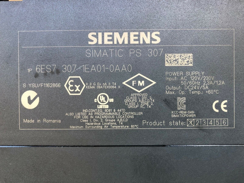 Siemens 6ES7 307-1EA01-0AA0 SIMATIC E-Stand: 01