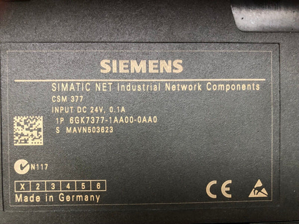 Siemens SIMATIC NET Industrial Network Components 6GK7 377-1AA00-0AA0 E-Stand:1