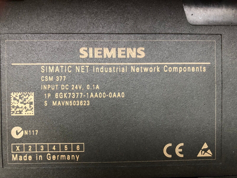 Siemens SIMATIC NET Industrial Network Components 6GK7 377-1AA00-0AA0 E-Stand:1