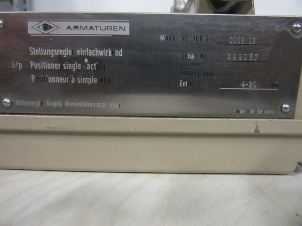 ARI Stellungsregler einfachwirkend 92.500S - 0002.02 Input4-20mA 6bar Positioner