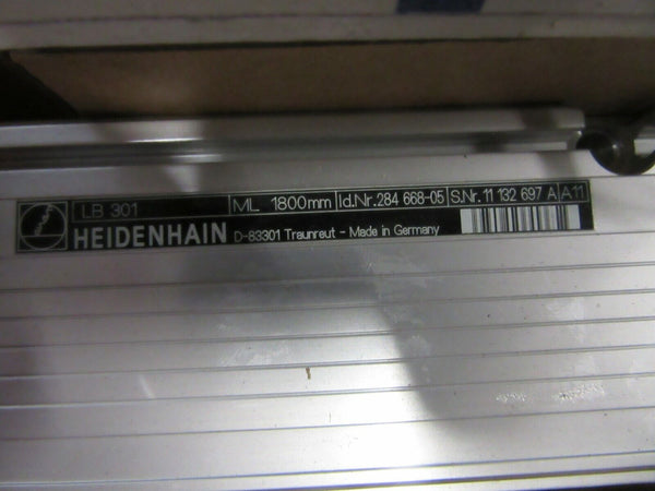 HEIDENHAIN LINEAR ENCODER GLASS SCALE LB301 ML 1800mm Id.Nr.284 668-05