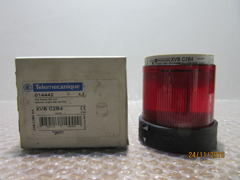 TELEMECANIQUE XVB C2B4 Red Steady LED Unit -unused-