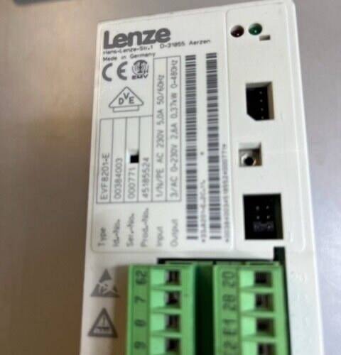 Lenze  Type: EVF8201-E  Id.-No. 00384003 0,37kw