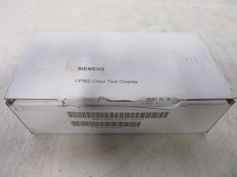 Siemens OPM2 Clear Text Display 6SE3290-0XX87-8BF0 -unused-