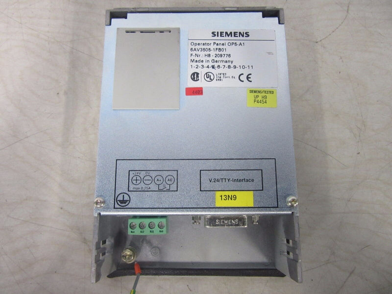 Siemens COROS Operator Panel OP5-A1 6AV3505-1FB01 -used-