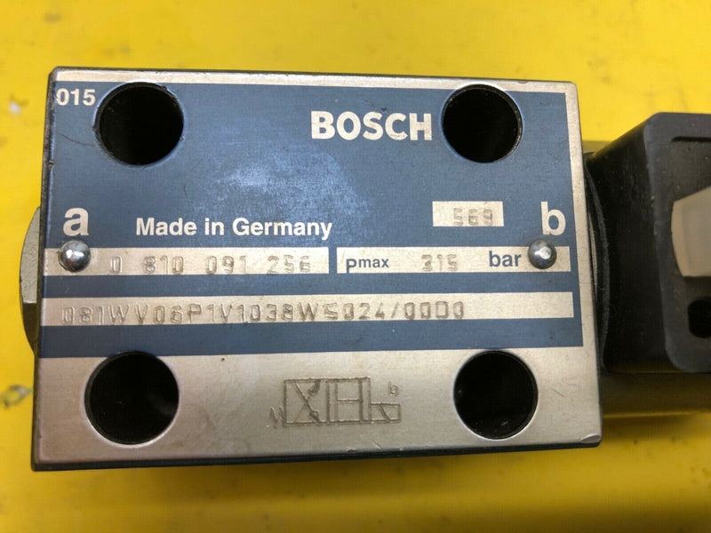 Bosch Wegeventil 0810 091 256 pmax 315 bar 081WV06P1V1038WSO24/00DO