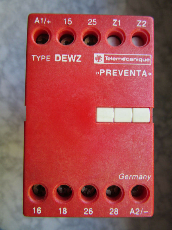 TELEMECANIQUE PREVENTA TYPE DEWZ Sicherheitsrelais