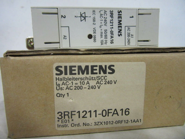 SIEMENS 3RF1211-0FA16 Halbleiterschütz