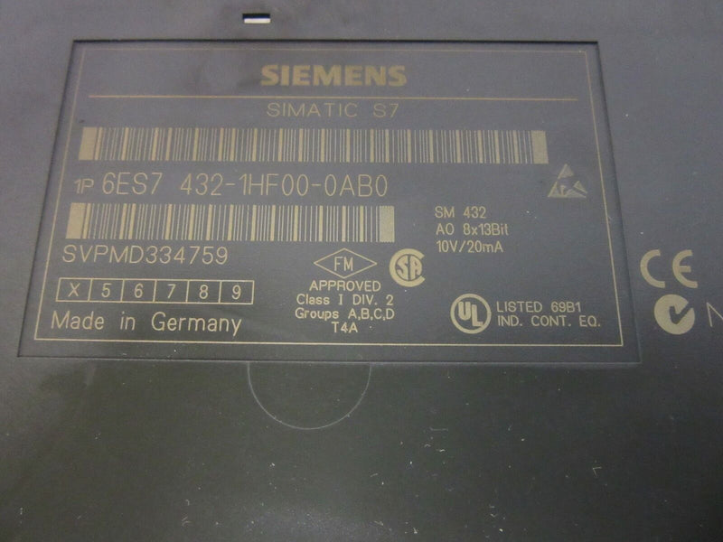 Siemens Simatic S7 6ES7 432-1HF00-0AB0 -used-