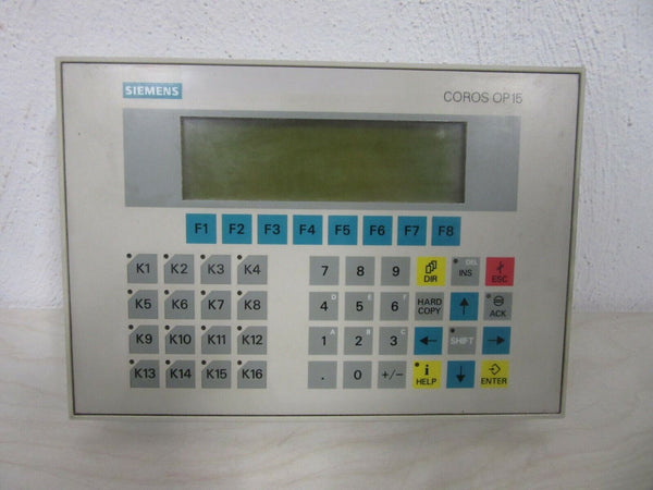 Siemens COROS OP15 Operator Panel OP15-C1 6AV3515-1MA30