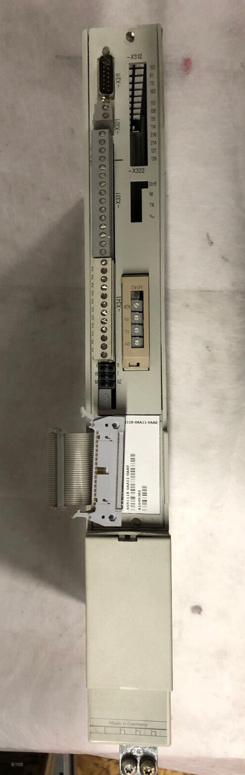 Siemens LT-Modul INT. 50A 6SN1123-1AA00-0CA0 mit 6SN1118-0AA11-0AA0