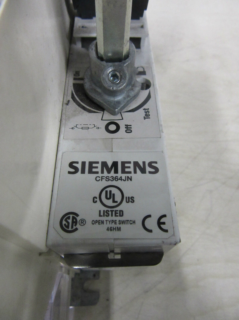 Siemens General Purpose Switch J 200A 600V 3ph CFS364JN -used-