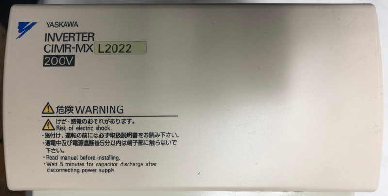 YASKAWA Inverter CIMR-MXL2022