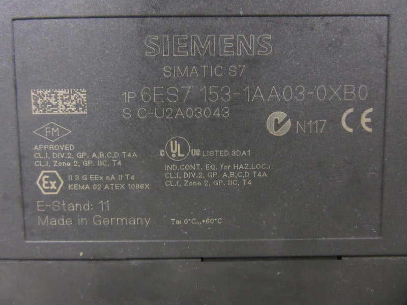 Siemens Simatic S7 ET 200M 6ES7 153-1AA03-0XB0