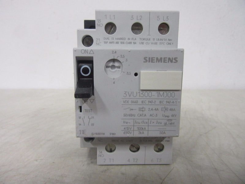 Siemens 3VU13 00-1MJ00  -unused-