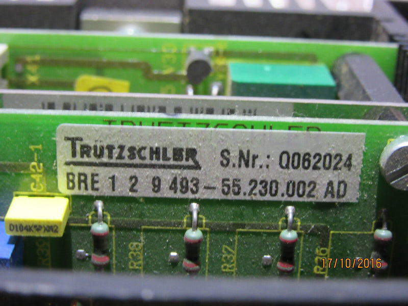 TRÜTZSCHLER  BRE 1B 9 493-55.331.000 AD Control Station -used-