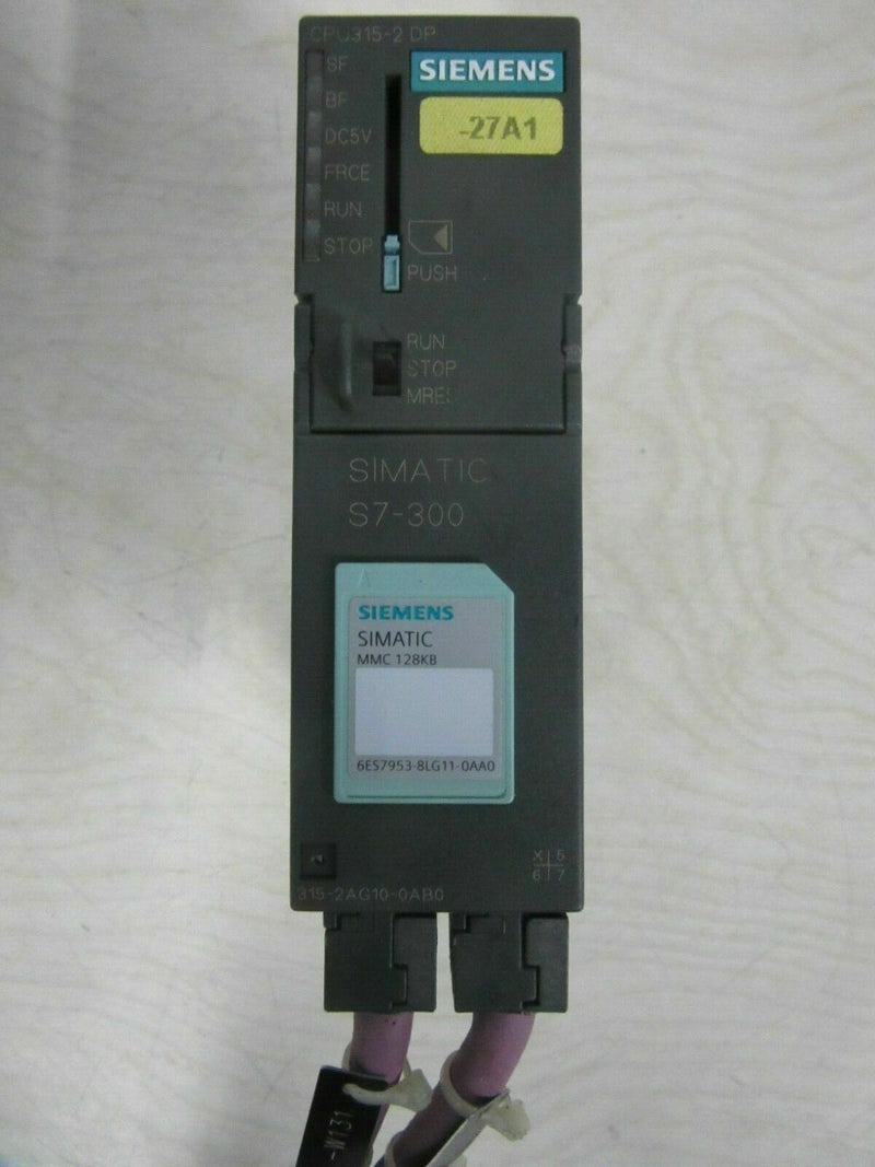 Siemens Simatic S7 6ES7 315-2AG10-0AB0 E-Stand: 04 6ES7953-8LG11-0AA0