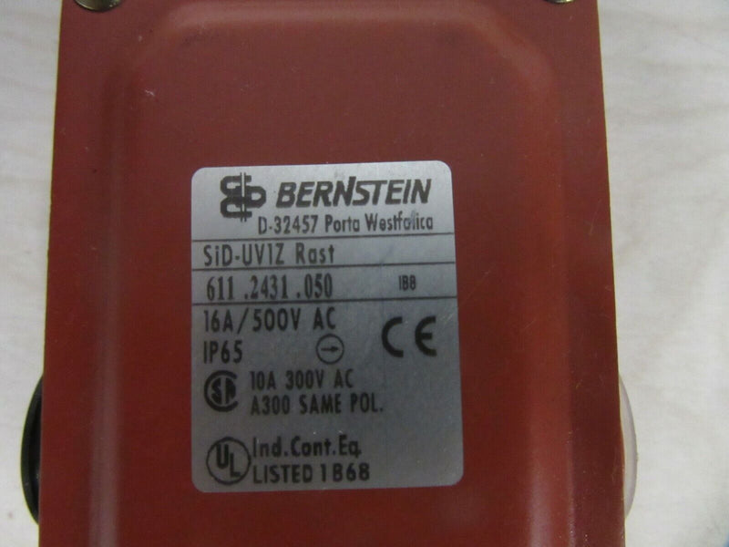 Bernstein Reissleinenschalter SiD-UV1Z Rast 611.2431.050 mit Beschädigung