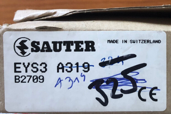 Sauter Board EYS3  Typ A319 unbenutzt aus Lagerbestand 8 515601 319 2401