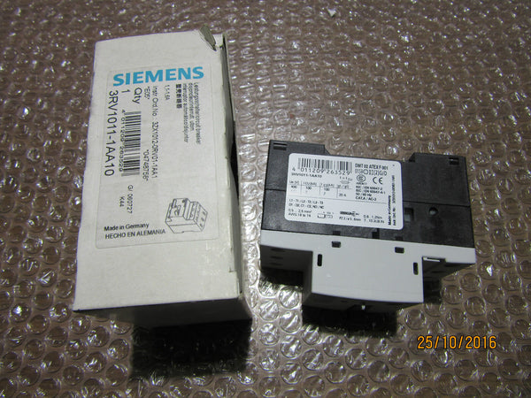 SIEMENS 3RV1011-1AA10 circuit breaker - unused -