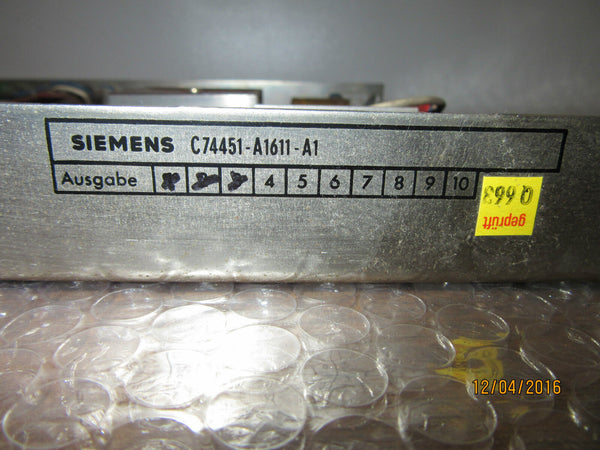 Siemens C74451-A1611-A1 | Spannungsregler (Voltage Regulator)