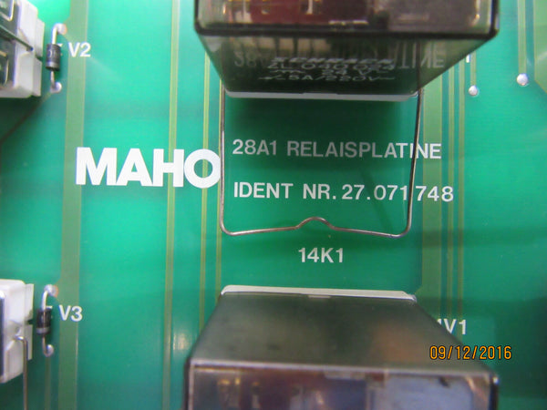 MAHO 28A1 Relaisplatine 27.071 748 -used-