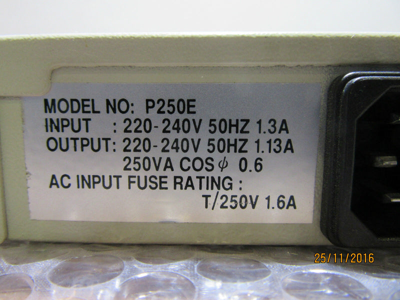 ONLINE YUNTO P 250E Output: 220-240V / 1.13A -used-