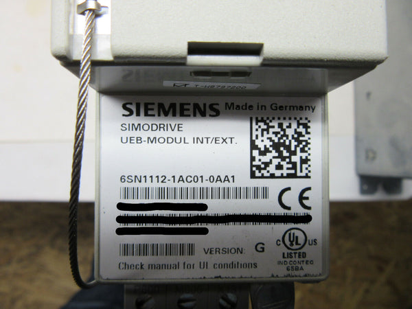 Siemens SIMODRIVE UEB Modul 6SN1112-1AC01-0AA1 E-Stand: G