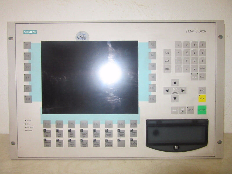 Siemens Simatic OP37 6AV3637-1LL00-0AX1 -used-